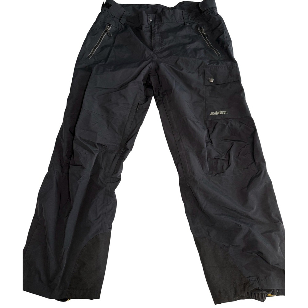 SOLSTICE RUGGED MICROSHED SKI SNOWBOARD PANTS MEN'S SZ XL BLACK